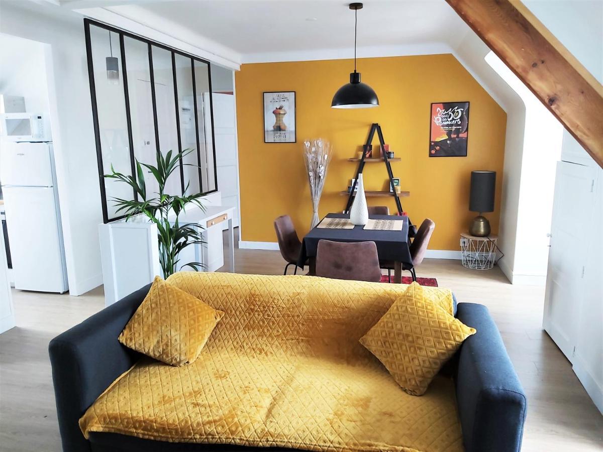 "Un Air De Jazz" Appartement T2 En Plein Centre-Ville Renove Coutances Exterior foto